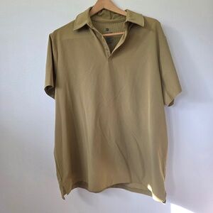 All in Motion Men's Olive Green Short Sleeve Polo - XL